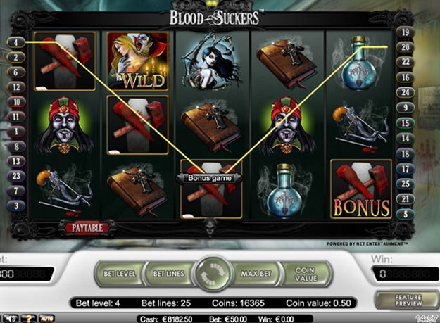 Blood Suckers slot without money and registration
