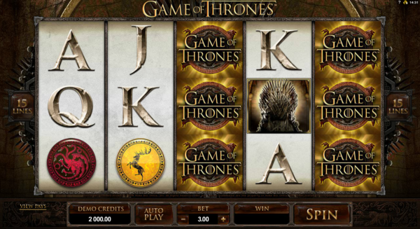 game of thrones slot machine strategy