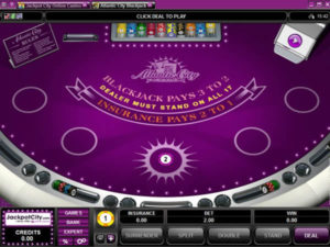 Jackpot city blackjack games