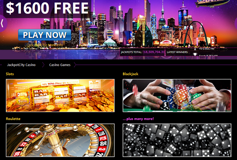 jackpot city casino free games