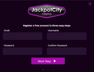 Jackpotcity casino registration