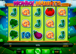 Online slot Wonky Wabbits