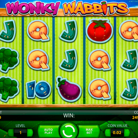 Online slot Wonky Wabbits
